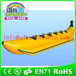 Quality Inflatable banana shape boat water ski tube Summer passionate sports equipment wholesale