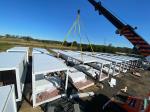 Modern Wooden Appearance Flat Packaging Mobile House Steel Frame Galvanized