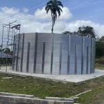 Corrugated Metal Water Tanks Assemble By Steel Plates 10 Meters In Diameter