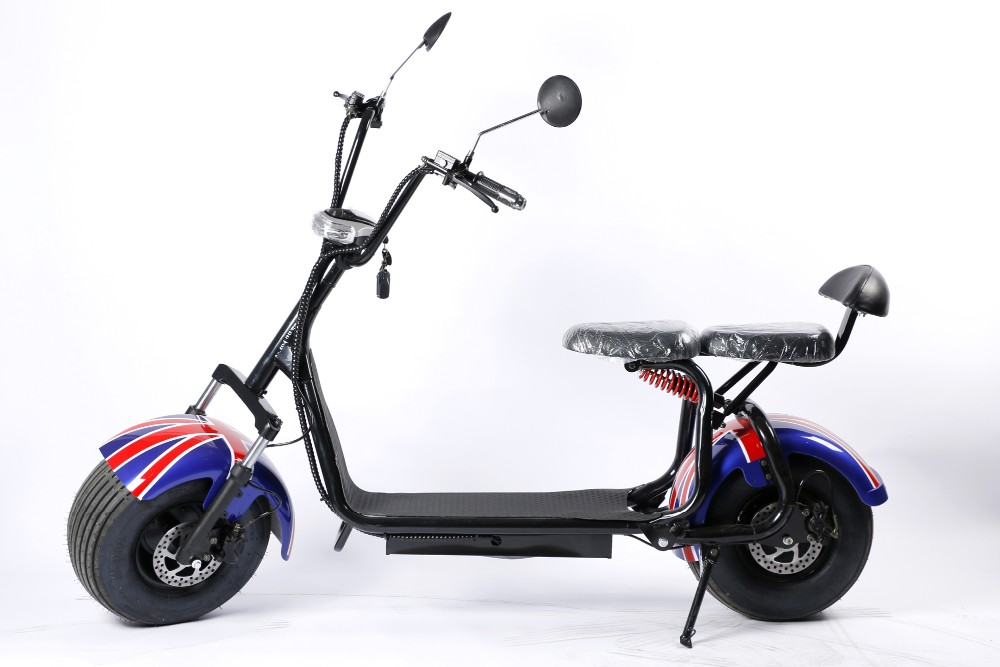 XWZ-H002 1000W 60V 12Ah Lithium Battery Electric Scooter Citycoco for City Travel