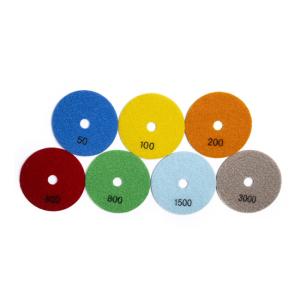 Quality 4 Inch Resin Binder Granite Polishing Blade Dry Polishing Pad wholesale
