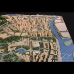 Aecom-1/1500 Dongguan Weiyuan Island Urban Design Model