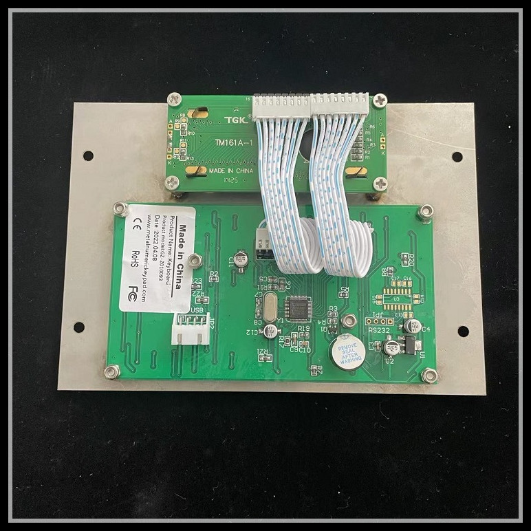 Digital Illuminated Led Display Stainless Steel Keypad 304 Grade Usb