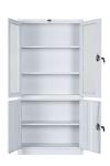 Clothes Storage Steel Lockable Glass Door Filing Cabinet