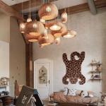 Chinese Style Creative Village Rattan Pendant Light Vintage Handmade Natural