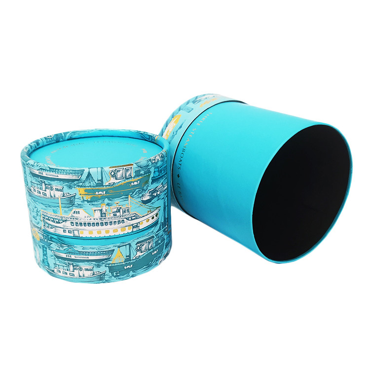 Round FSC Offset Printing Paper Tube Packaging Food Grade 5cm Dia