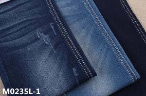 Quality 339gsm Women Jeans 65 Cotton 33 Polyester 2 Spandex Stain Denim Fabric Rolls wholesale
