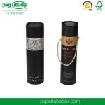 Kraft Paper Cylinder Wine Gift Tube Elegant Design Embossing Stamping Logo