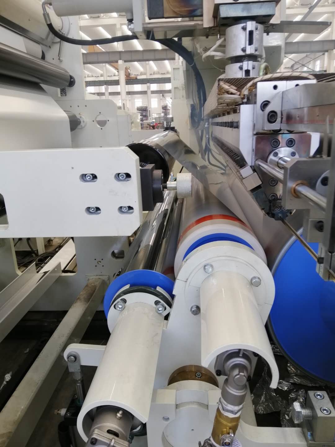 Color Packaging Film Laminating Machine Max 600mm Sandwich Diameter