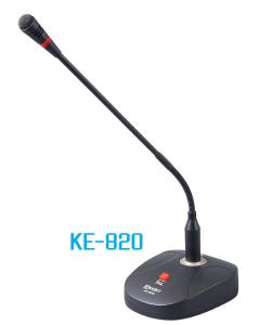 Quality musical prompts gooseneck wired microphone KE-820 wholesale