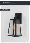 Wall Lamp Die Cast Aluminum Glass E27 Bulb*1 Courtyard Community Villa