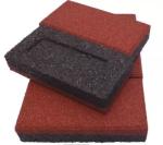 Pavers EPDM Rubber Flooring Tiles Anti UV / Slip 20 - 45mm