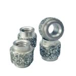 Stone Concrete Diamond Electroplated Dry Cutting Beads for Quarry Wire Saw