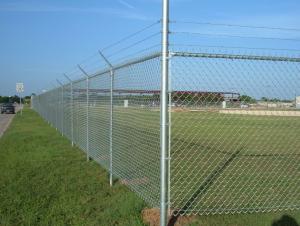 Quality Football Field Galvanized Steel Chain Link Fence wholesale