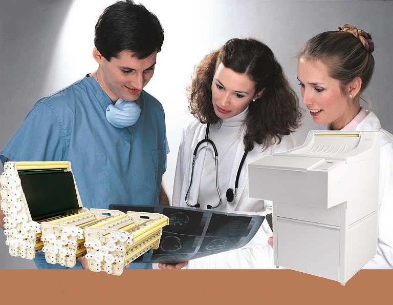 Professional Medical Tablet X Ray Film Processor / Film Processing Machine