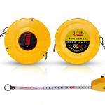 Portable 50m 165ft Steel Tape Measure For Straight Lines Infrastructure