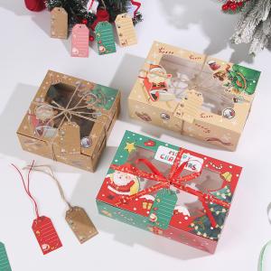 Quality Customized Baking Food Cookies Dessert Cake Boxes with Window wholesale