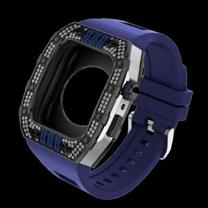 Quality Apple Watch Carbon Fiber Case Series 4, 5, 6, 7 &amp; SE 45 44mm Protective Cover And Band wholesale