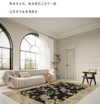 Household Printed Living Room Floor Rug Light Luxury Pattern Coffee Table