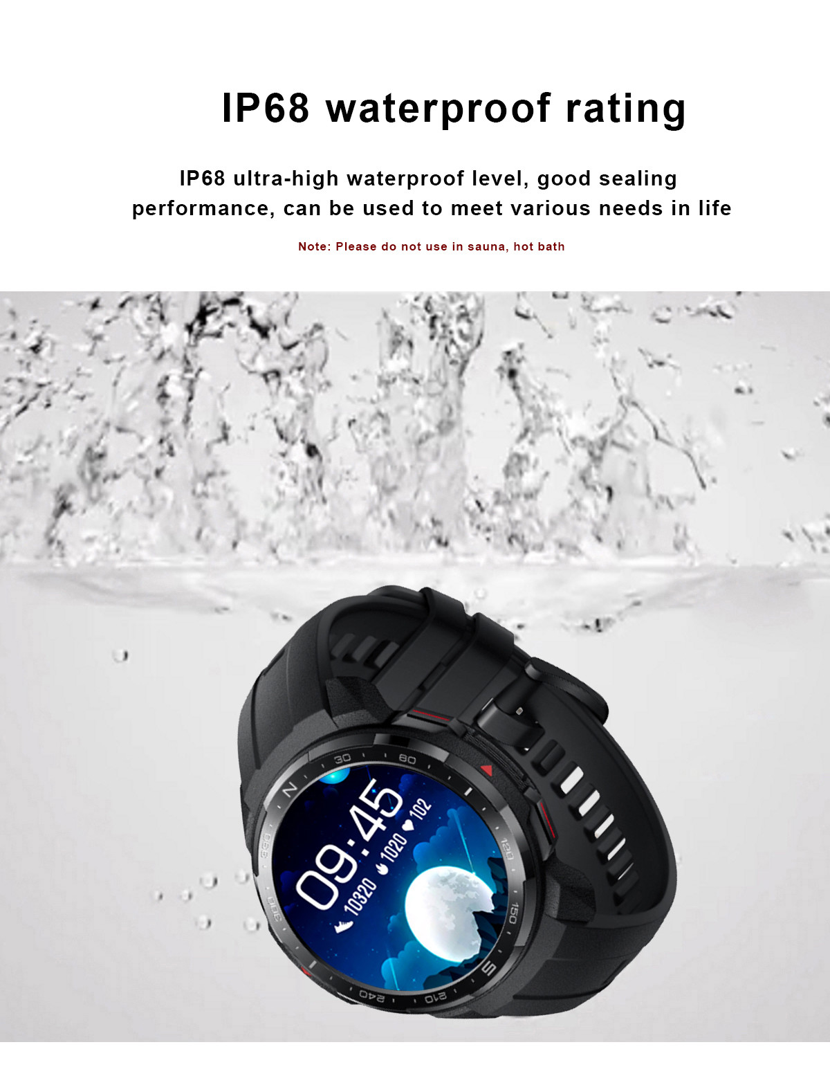 Sleep Monitoring Sedentary Reminder Android Watches For Men