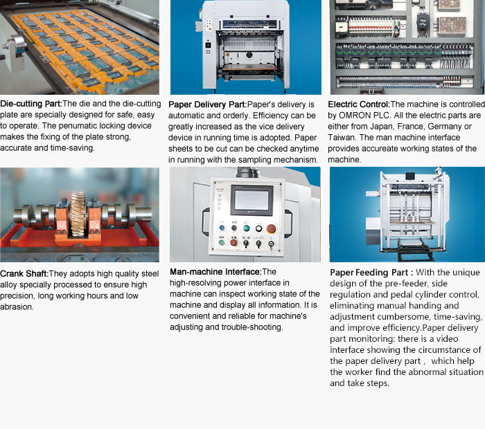 Semi Automatic Corrugated Box Making Machine Die Cutting Creasing Machine