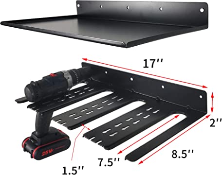 Utility Storage Rack for Cordless Drill Wall Mount Holder Installation Type Wall Mounted