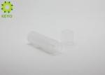 Transparent PP Plastic Empty Lipstick Tube Container Top Filled 20g