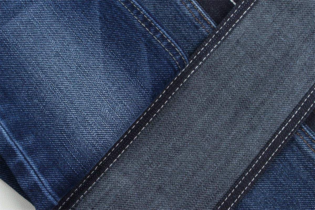 Sanforizing Special Weave Cotton Polyester Spandex Slub Stretch Denim Fabric