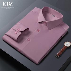 Quality Gender Men Three-proof Breathable Seamless Shirt Woven Non Iron Business Dress Shirts wholesale