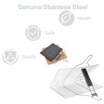 34cm Barbeque Grill Net Welded Bbq Grill Net Stainless Steel