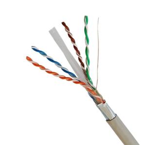Quality 1000ft CAT6 Lan Cable 4 Pair 500MHZ LSZH FTP Indoor CCA Cable wholesale