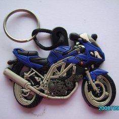 Quality Motorcycle gift soft pvc / Silicone rubber Material key chain wholesale