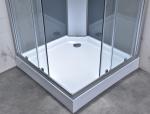 1-1.2mm 5mm Glass Shower Enclosures Aluminium Frame