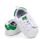 Hot sale 2019 PU Leather white shoes Lace-up Casual sport baby shoes