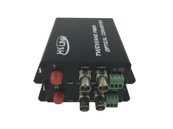 1080P/60hz HD CVI AHD TVI fiber optic video converter FC / ST / SC / 20Km,Single