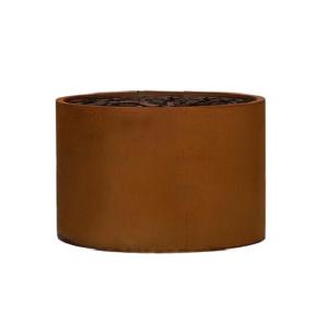 Quality Outdoor custom corten steel round planter outdoor tree large planter wholesale