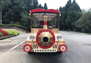 Quality Carton Electric Sightseeing Vehicle Electric Shuttle Bus For Theme Park wholesale