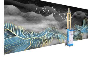 China 2880dpi 3D Wall Printing Machine on sale