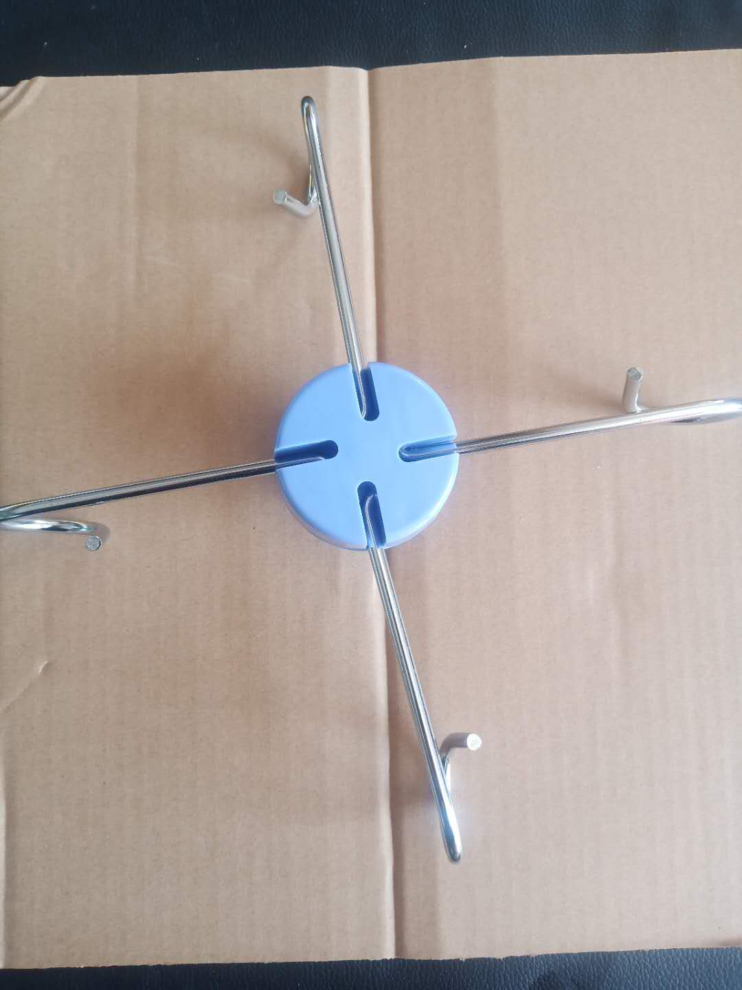 Blue Stainless Steel Infusion Rod Hook For Hospital