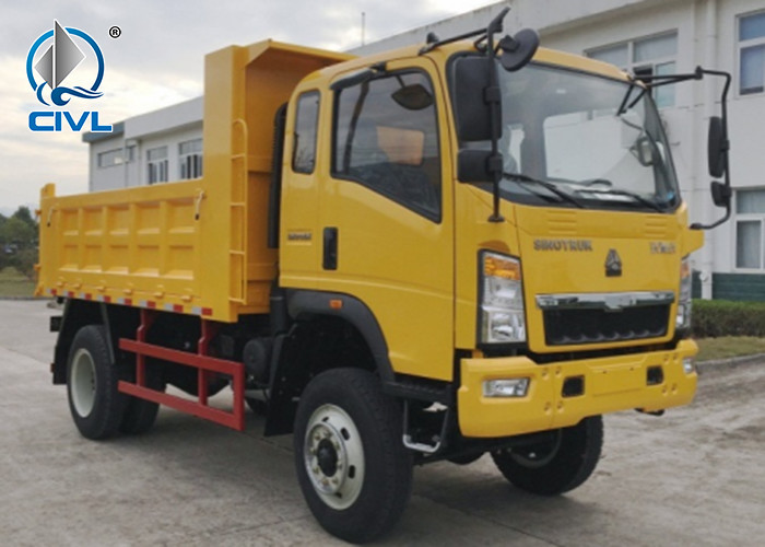 Homan 4x4 All Wheel Drive Dump Truck 10-12 Tons Tipper Truck 130hp