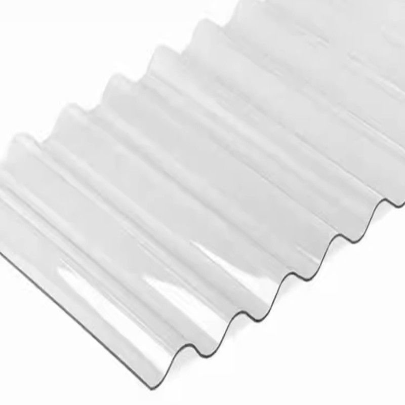 Transparent PC Panels Clear Policarbonato Sheet Customized Corrugated Polycarbonate Roofing Sheet