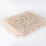 70-80mm Pile Length Acrylic Hair Tippy Dyeing Synthetic Fur Fabric for Winter