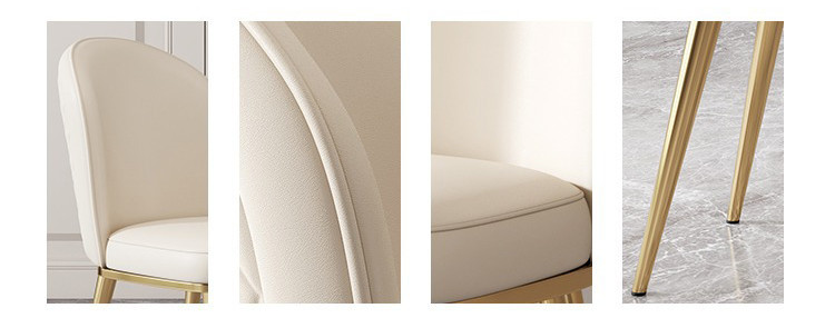 Stainless Steel Luxury Dining Chair Banquette Seating OEM ODM