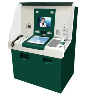 Cheap Multifunctional Banking VTM Virtual Teller Machine With Phone For Communication Online for sale