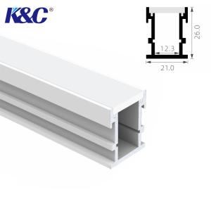 Quality 6063 T5 Aluminum Profile Extrusion Channel 2.5m Length For Floor Lighting wholesale