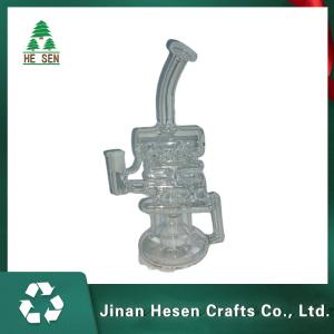 Quality Irregular Borosilicate 27cm Water Pipes Glass Bongs wholesale