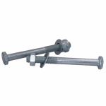 Customized Hot Dip Galvanized Hex Steel Highway Guardrail Bolt And Nut And