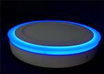 Commercial IP40 Round 240mm SMD AC Double Color Surface LED Panel Light 24W