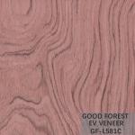 Engineered Wood Veneer Bubinga Crown Cut Wood Veneer Sliced Cut Technics