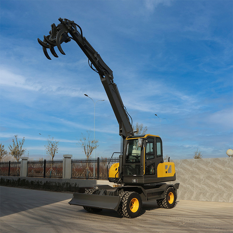 55KW Earthwork Projects Hydraulic excavator For Large 7ton Wheel Excavator
